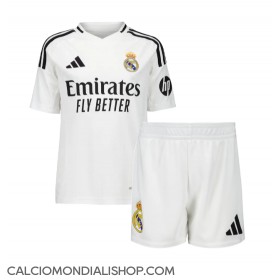 Maglie da calcio Real Madrid Eduardo Camavinga #6 Prima Maglia Bambino 2024-25 Manica Corta (+ Pantaloni corti)